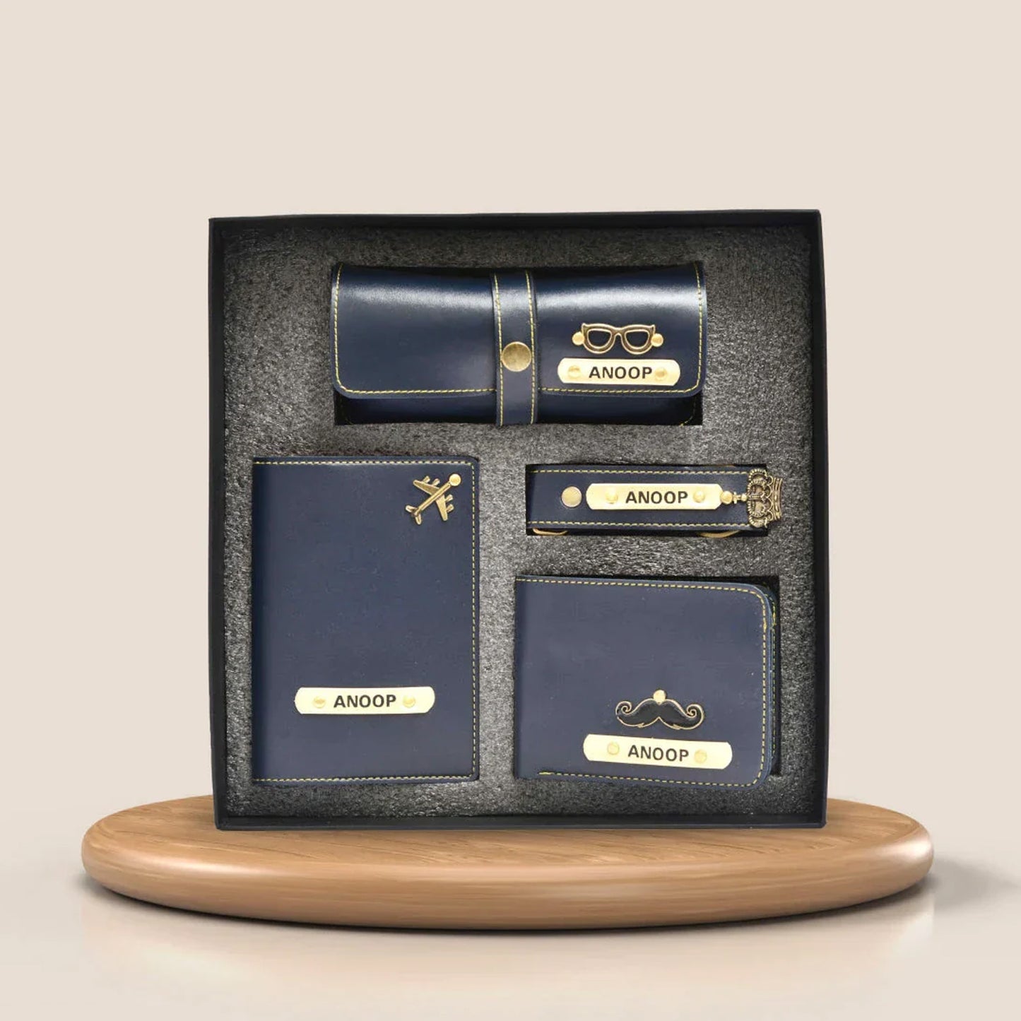 Premium Personalized Men’s Combo – Perfect Gift Set | Set of 4