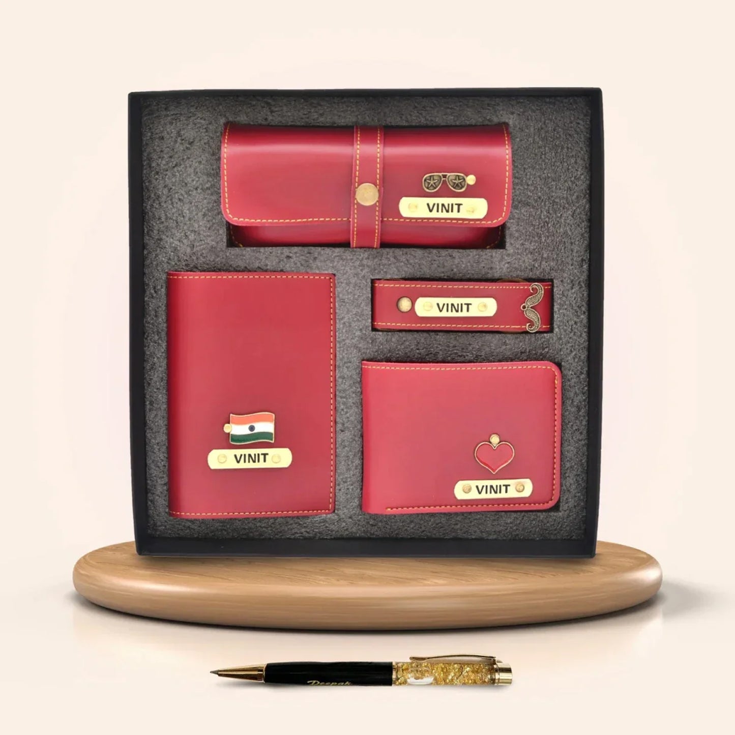 Personalized Pen & All in One Men's Combo (4 pcs)