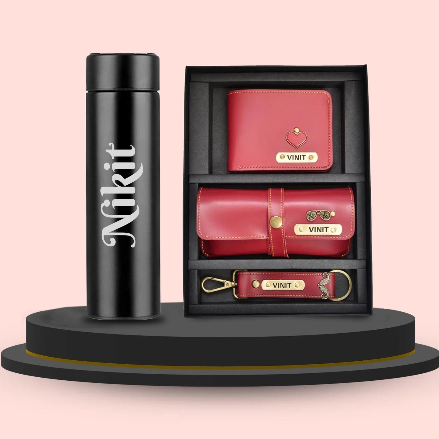 Personalized Smart Bottle & Men's Combo (3 pcs)