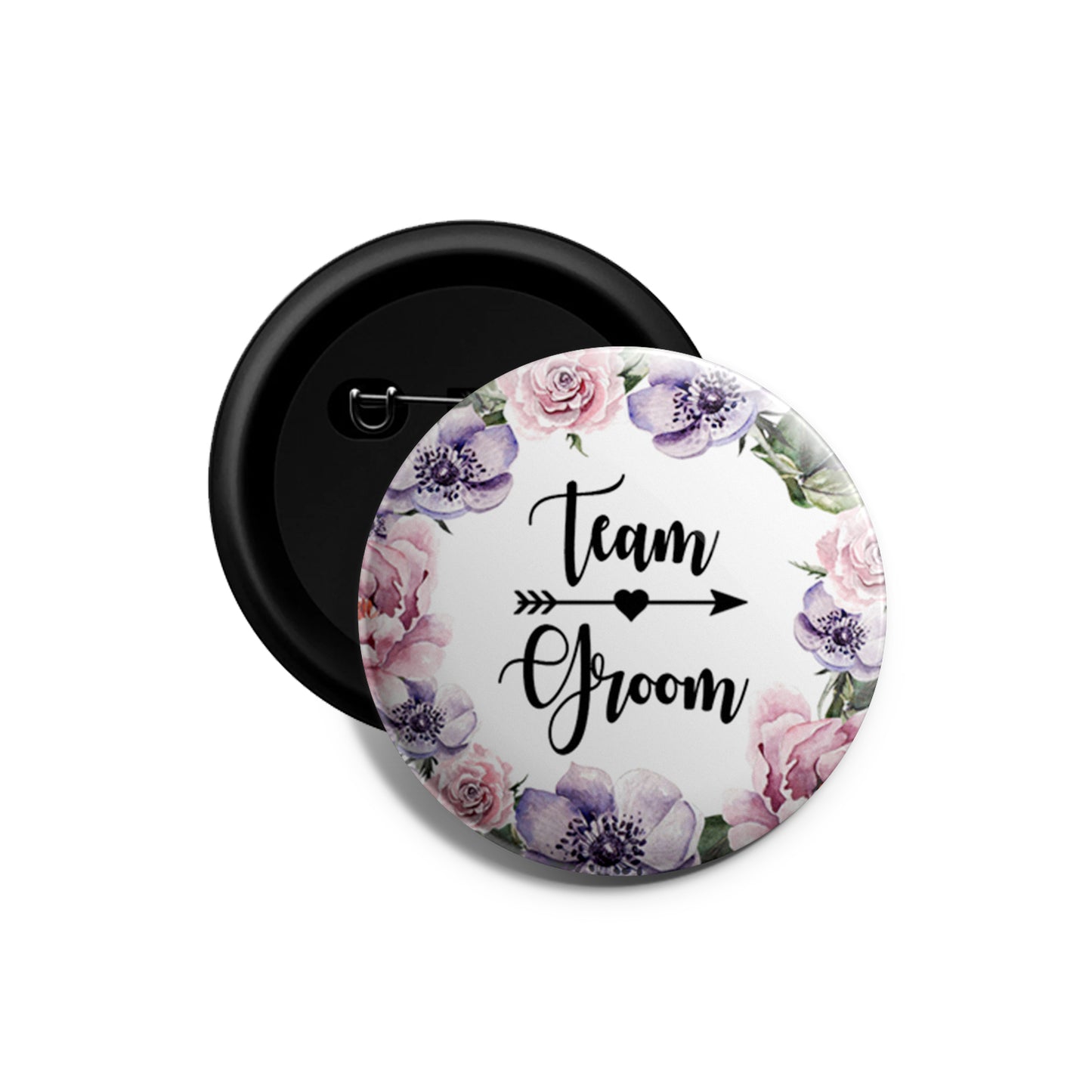 Team Groom | Wedding Badges | Size - 58mm