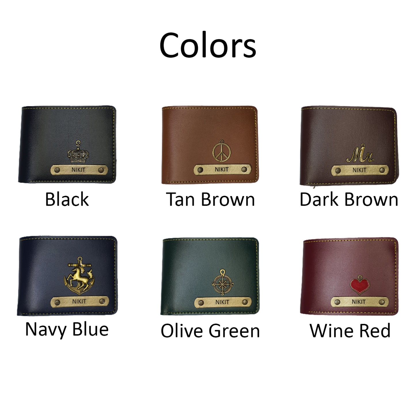 Personalized Leather Wallet for Men