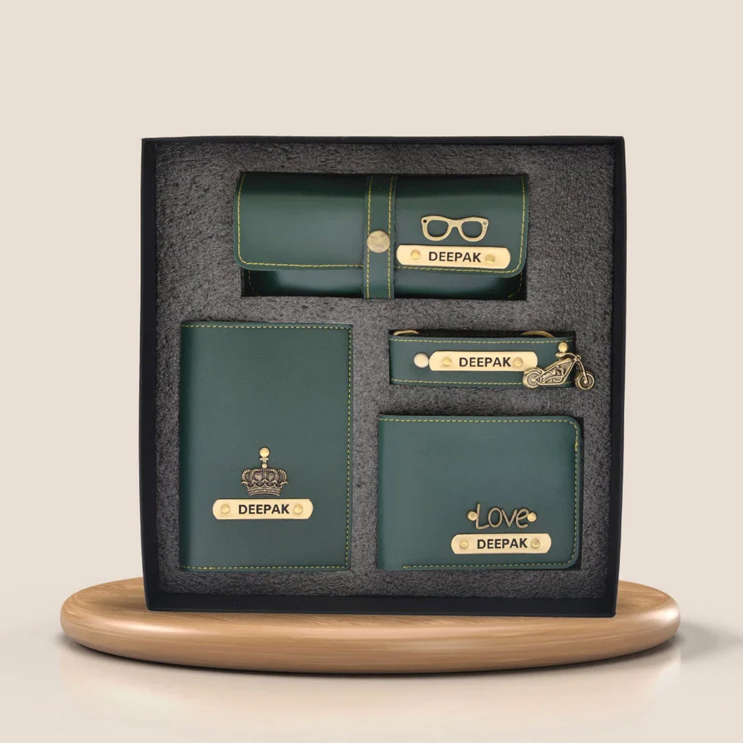 Premium Personalized Men’s Combo – Perfect Gift Set | Set of 4