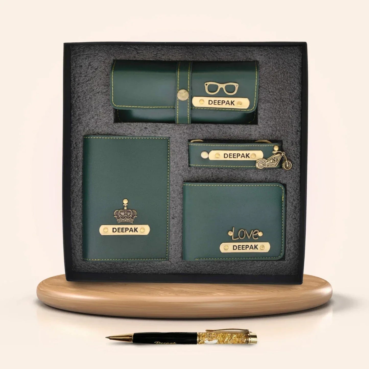 Personalized Pen & All in One Men's Combo (4 pcs)