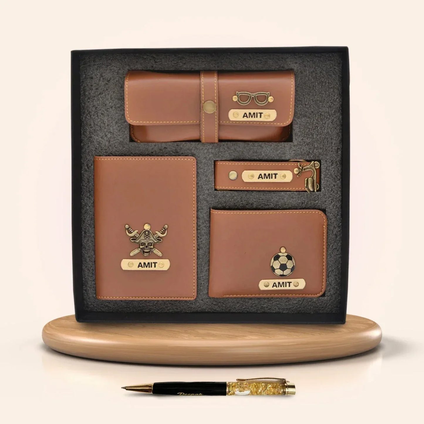 Personalized Pen & All in One Men's Combo (4 pcs)